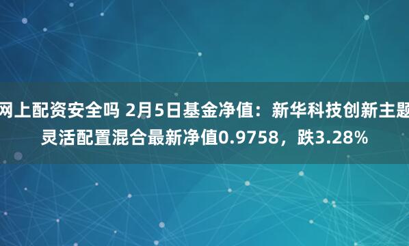 网上配资安全吗 2月5日基金净值：新华科技创新主题灵活配置混合最新净值0.9758，跌3.28%